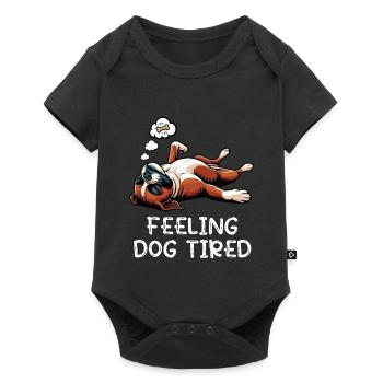 Feeling Dog Tired Boxer Boxer Dog German Boxer - Baby Premium short-sleeve bodysuit - black - Front