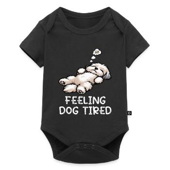 Se sentir fatigués par le chien Amoureux havanais havanais - Body à manches courtes Premium Bébé - noir - Devant