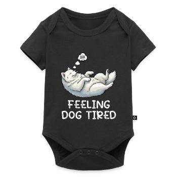Feeling Dog Tired Samoyed Samoyed Lovers - Baby Premium short-sleeve bodysuit - black - Front