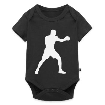 Boost de puissance de la Boxsilhouette - Body à manches courtes Premium Bébé - noir - Devant