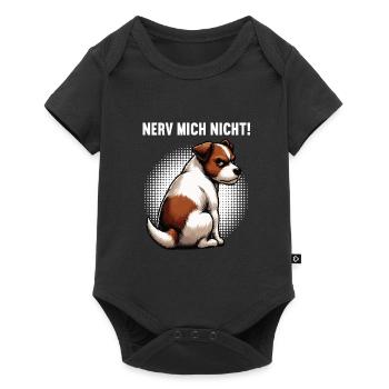 Nerv Mich Nicht Jack Russel terrier Jacky Jackys - Baby Premium Kurzarmbody - Schwarz - Vorne
