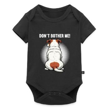 Don't Bother Me Jack Russel terrier Jacky Jackys - Baby Premium short-sleeve bodysuit - black - Front