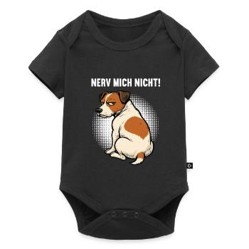 Nerv Mich Nicht Jack Russel terrier Jacky Jackys - Baby Premium Kurzarmbody - Schwarz - Vorne