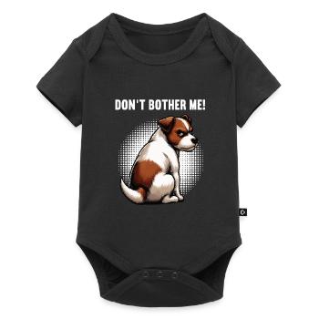 Don't Bother Me Jack Russel terrier Jacky Jackys - Baby Premium short-sleeve bodysuit - black - Front