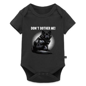 Ne me dérange pas, berger noir Berger - Body à manches courtes Premium Bébé - noir - Devant