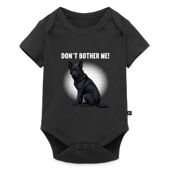 Ne me dérange pas, berger noir Berger - Body à manches courtes Premium Bébé - noir - Devant