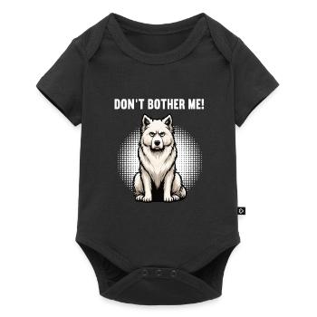 Don't Bother Me White Shepherd - Baby Premium short-sleeve bodysuit - black - Front
