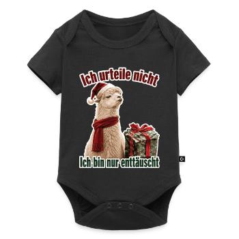 Ich urteile nicht, Ich bin nur enttäuscht - Baby Premium Kurzarmbody - Schwarz - Vorne