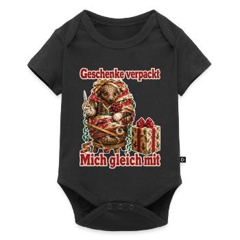 Mich gleich mit verpackt - Baby Premium Kurzarmbody - Schwarz - Vorne