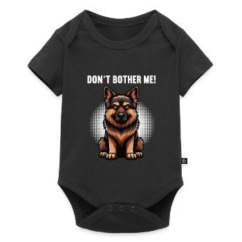 Don't Bother Me German Shepherd - Baby Premium short-sleeve bodysuit - black - Front