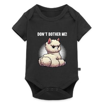 Ne me dérange pas, Alpaga Lama, Alpaga Propriétaire d’Alpagas, Alpagas - Body à manches courtes Premium Bébé - noir - Devant