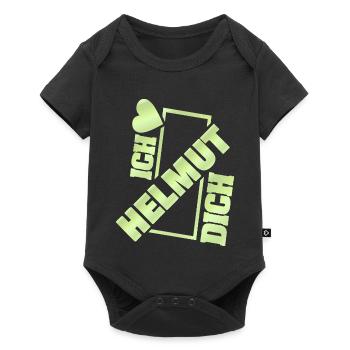 Liebe Helmut - Baby Premium Kurzarmbody - Schwarz - Vorne
