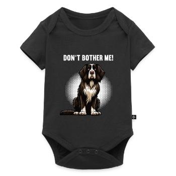 Don't Bother Me Münsterländer Münsterländerhalter - Baby Premium short-sleeve bodysuit - black - Front