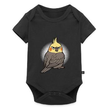 Calopsitte Calopsitte Calopsitte Oiseau calopsitte - Body à manches courtes Premium Bébé - noir - Devant