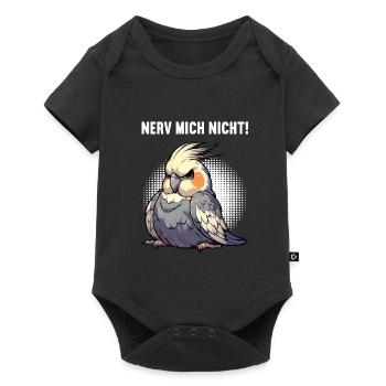 Nerv Mich Nicht Nymphensittich Nymphensittiche  - Baby Premium Kurzarmbody - Schwarz - Vorne