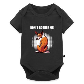 Ne me dérangez pas Podenco Podencos Podencos Amants de Podenco - Body à manches courtes Premium Bébé - noir - Devant