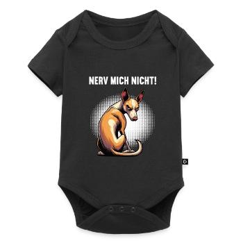 Nerv Mich Nicht Podenco Podencos Podencoliebhaber  - Baby Premium Kurzarmbody - Schwarz - Vorne
