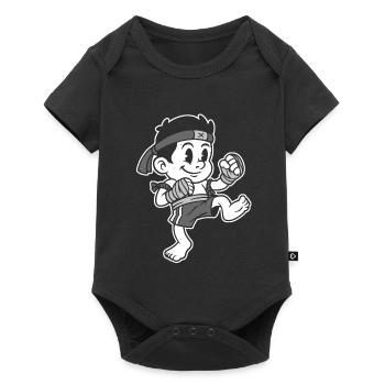 Muay Thai Boxing Retro Thai - Baby Premium short-sleeve bodysuit - black - Front