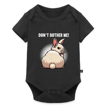 Don't Bother Me Bunny Bunny Long Ear Thumper Ram - Baby Premium short-sleeve bodysuit - black - Front