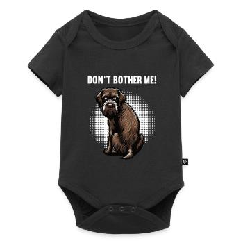 Don't Bother Me German Wirehaired Wirehaired Dog - Baby Premium short-sleeve bodysuit - black - Front