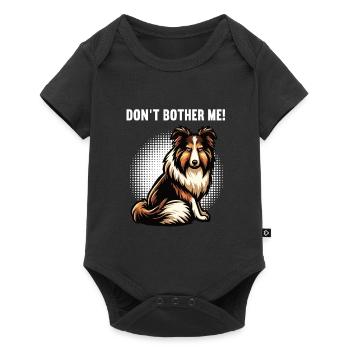 Ne me dérange pas Propriétaire de Collie Holder de Collie - Body à manches courtes Premium Bébé - noir - Devant