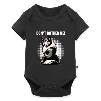 Ne me dérange pas Propriétaire de Collie Holder de Collie - Body à manches courtes Premium Bébé - noir - Devant