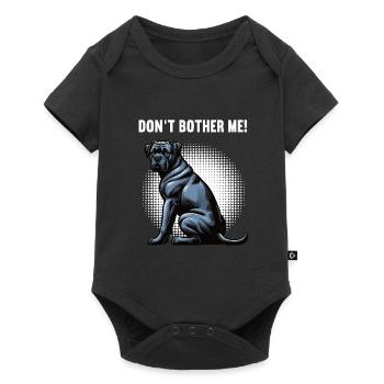 Ne me dérange pas Cane Cane Cane Corsos Corsos Porte-cours - Body à manches courtes Premium Bébé - noir - Devant