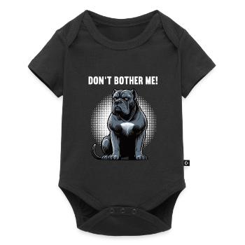 Ne me dérange pas Cane Cane Cane Corsos Corsos Porte-cours - Body à manches courtes Premium Bébé - noir - Devant