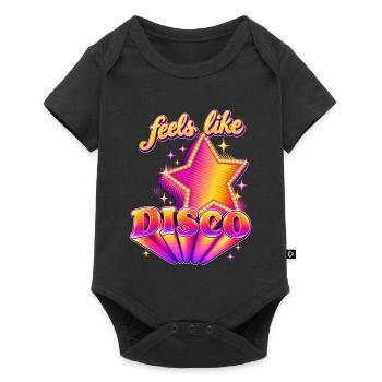 Feels like disco - Baby Premium short-sleeve bodysuit - black - Front