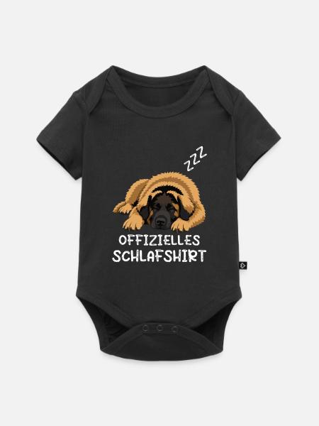 Offizielles Schlafshirt Germanischer Bärenhund - Baby Premium Kurzarmbody - Schwarz