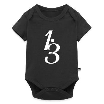 Conception humaine 1/3 Profil - Body à manches courtes Premium Bébé - noir - Devant