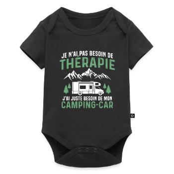 J'ai juste besoin de mon camping car - Body à manches courtes Premium Bébé - noir - Devant