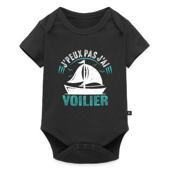 J'Peux Pas J ai Voilier 23 - Body à manches courtes Premium Bébé - noir - Devant
