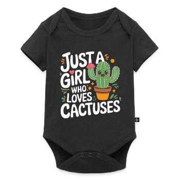 Cactus Cacti Desert Plant - Baby Premium short-sleeve bodysuit - black - Front