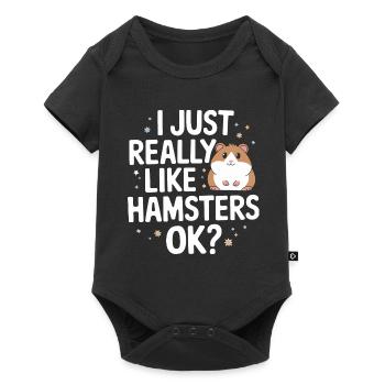 Hamster - Baby Premium short-sleeve bodysuit - black - Front