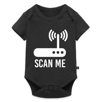 Wireless Internet access - Baby Premium short-sleeve bodysuit - black - Front