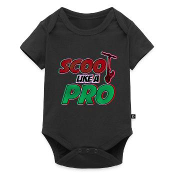 Scoot like a Pro! Cool gift for stunt scooters - Baby Premium short-sleeve bodysuit - black - Front