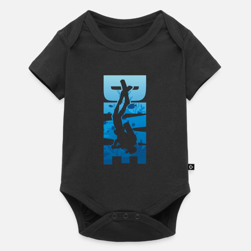 Dive - Baby Premium short-sleeve bodysuit - black