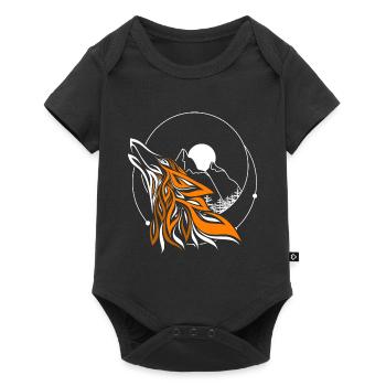 fox - Baby Premium short-sleeve bodysuit - black - Front