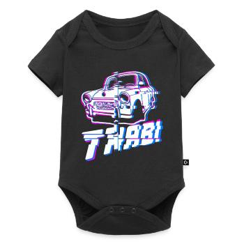 Trabi P601 Retro Nostalgie Glitch - Body à manches courtes Premium Bébé - noir - Devant