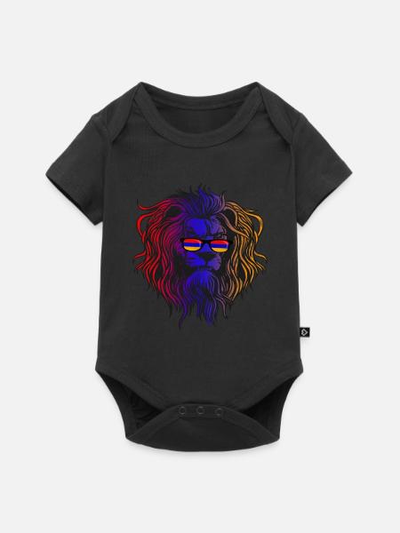Armenien - Baby Premium Kurzarmbody - Schwarz