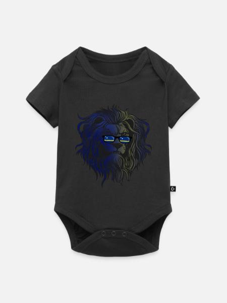 Curaçao - Baby Premium Kurzarmbody - Schwarz