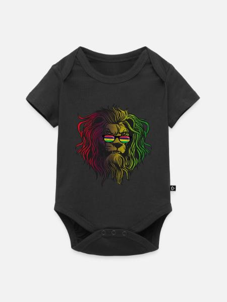 Mauritius - Baby Premium Kurzarmbody - Schwarz