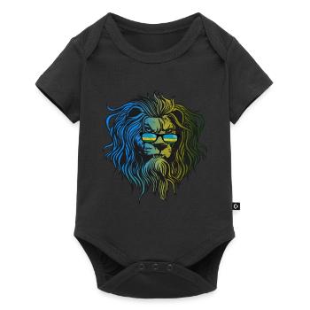 Ruanda - Baby Premium Kurzarmbody - Schwarz - Vorne