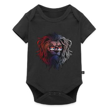 Serbien - Baby Premium Kurzarmbody - Schwarz - Vorne