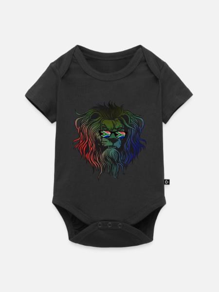 Südafrika - Baby Premium Kurzarmbody - Schwarz