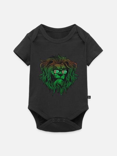 Turkmenistan - Baby Premium Kurzarmbody - Schwarz