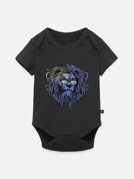 Uruguay - Baby Premium Kurzarmbody - Schwarz