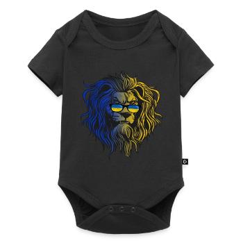 Ukraine - Baby Premium short-sleeve bodysuit - black - Front