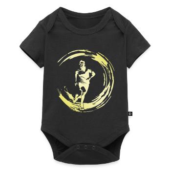 Running Marathon Man - Baby Premium short-sleeve bodysuit - black - Front